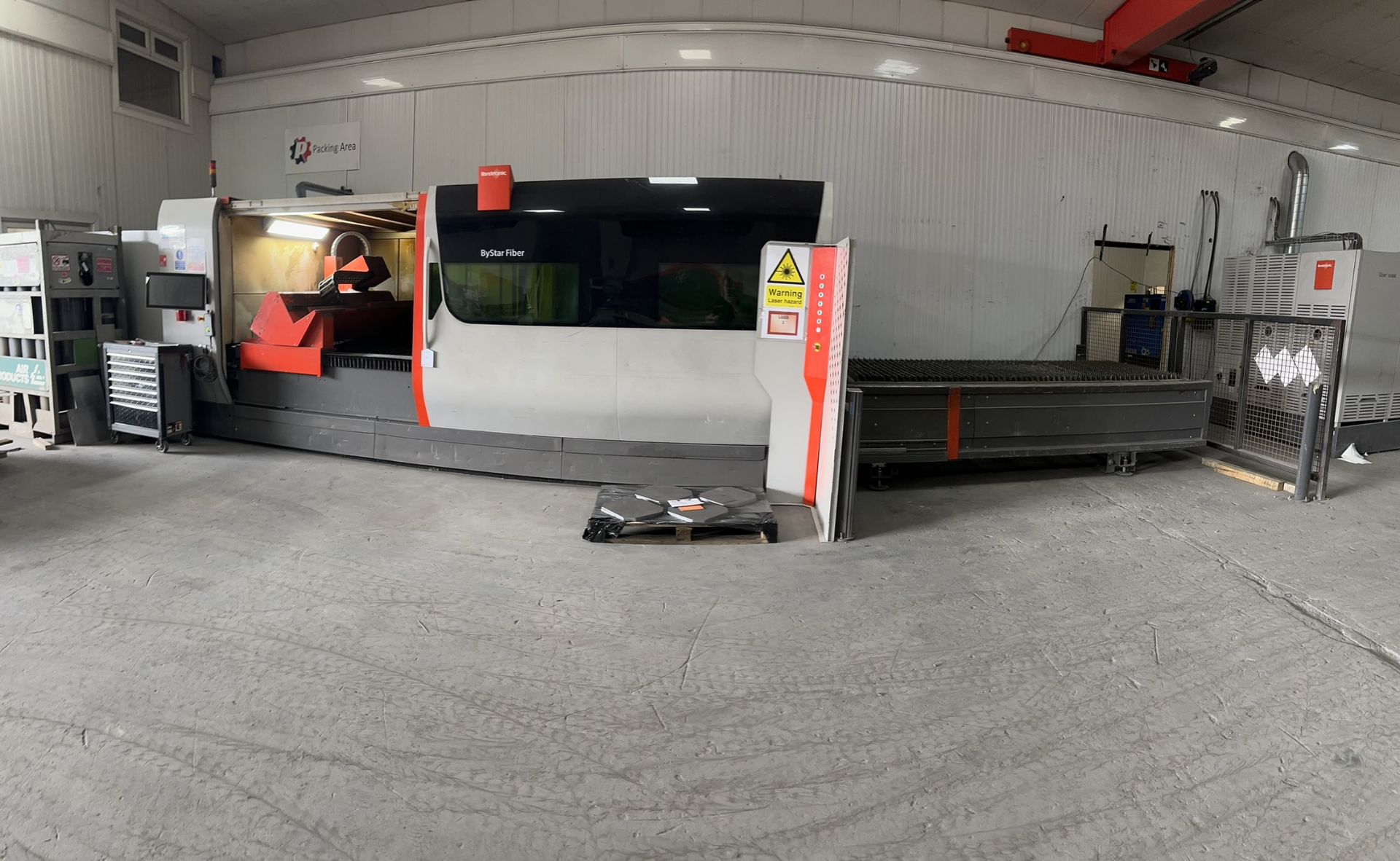 Bystronic 6KW laser cutting system Fiber Model 3015 YOM 2016