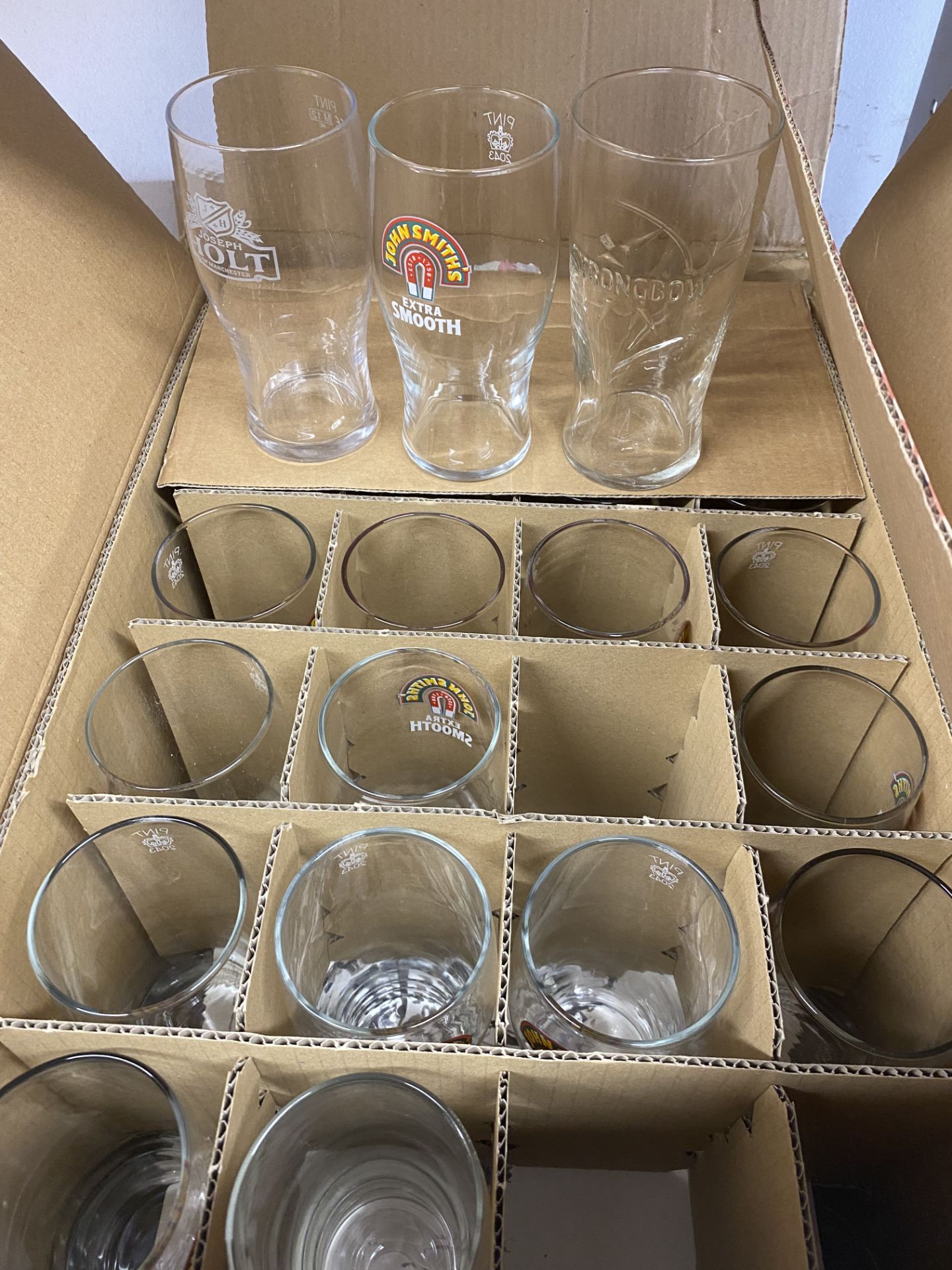 48 x Assorted Pint Glasses