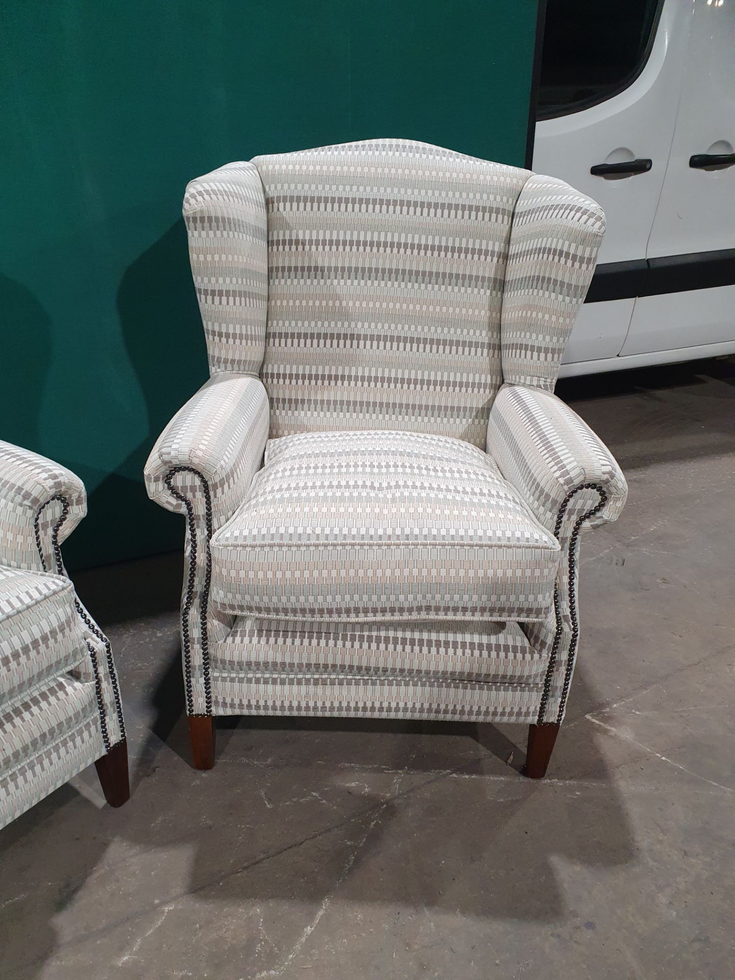 2 x Dutch Wing Chairs - Image 3 of 8