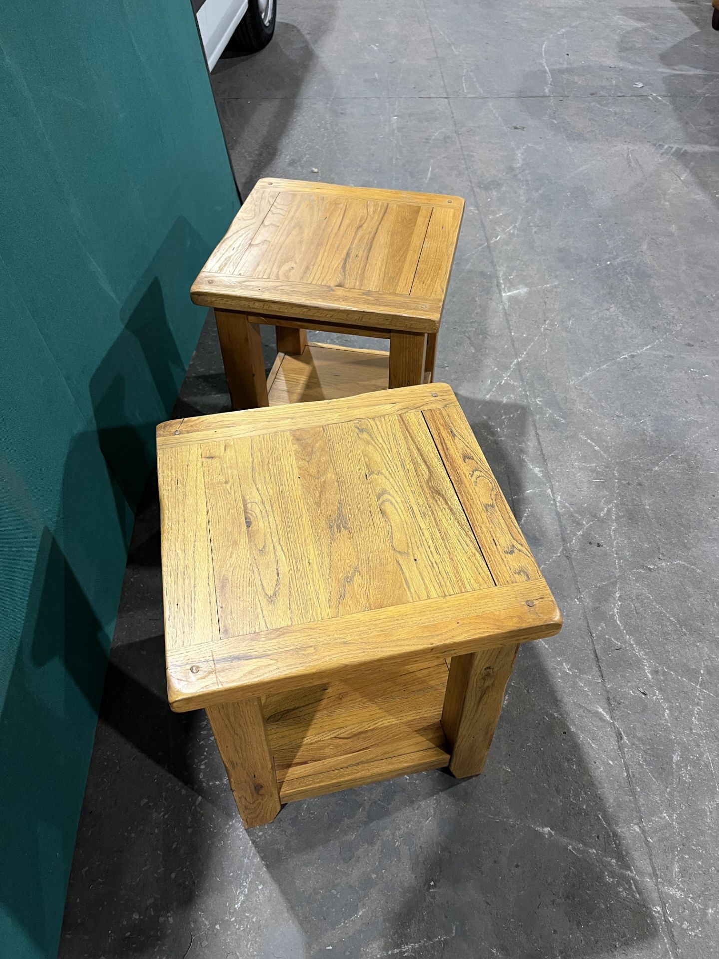 2 x Square Side Tables - Image 5 of 5
