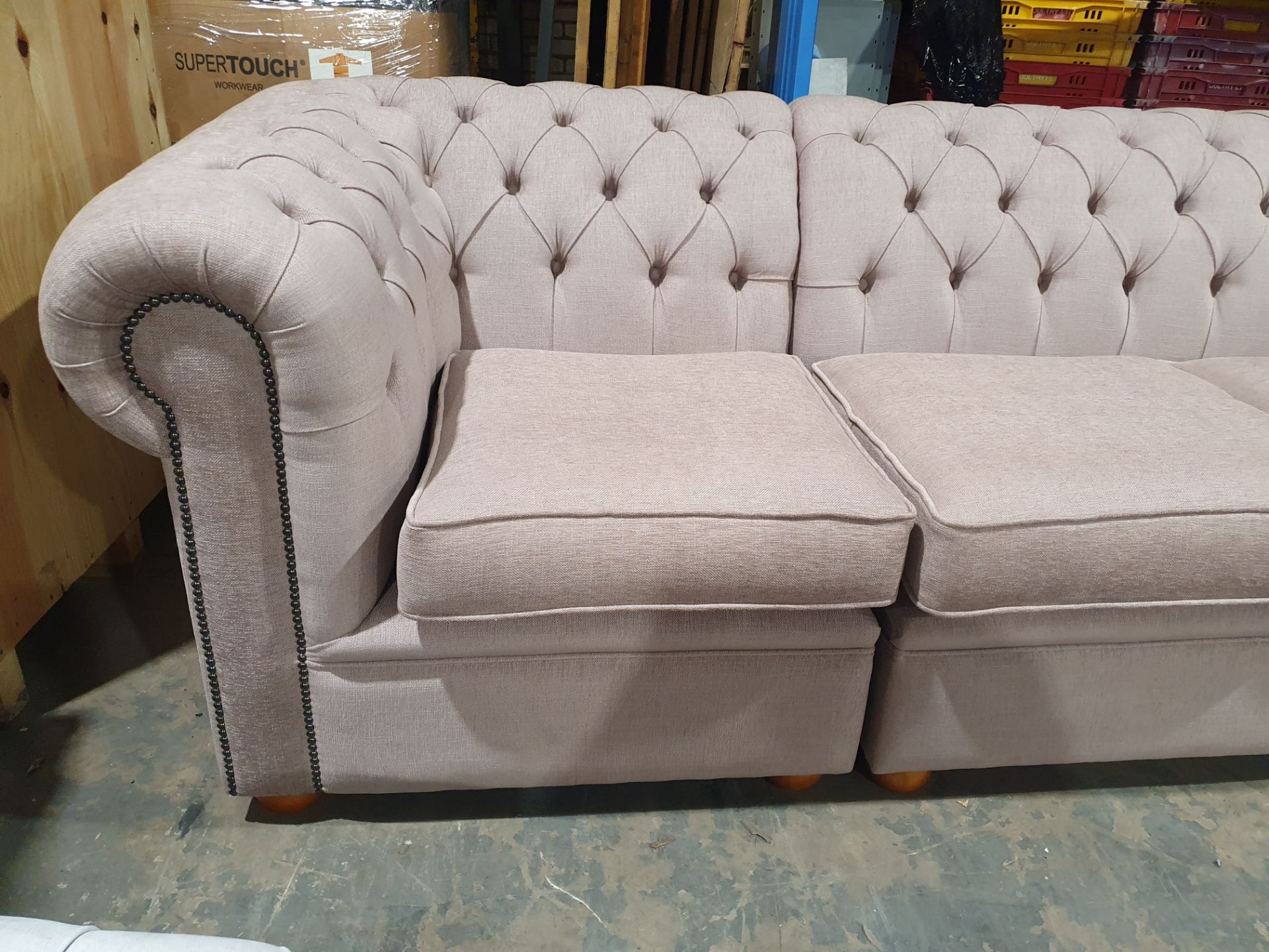 Bespoke Chesterfield 2 Unit Sofa - Image 3 of 9