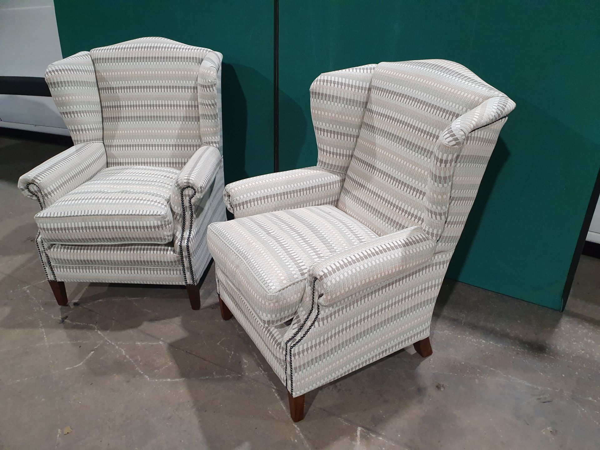 2 x Dutch Wing Chairs - Image 6 of 8