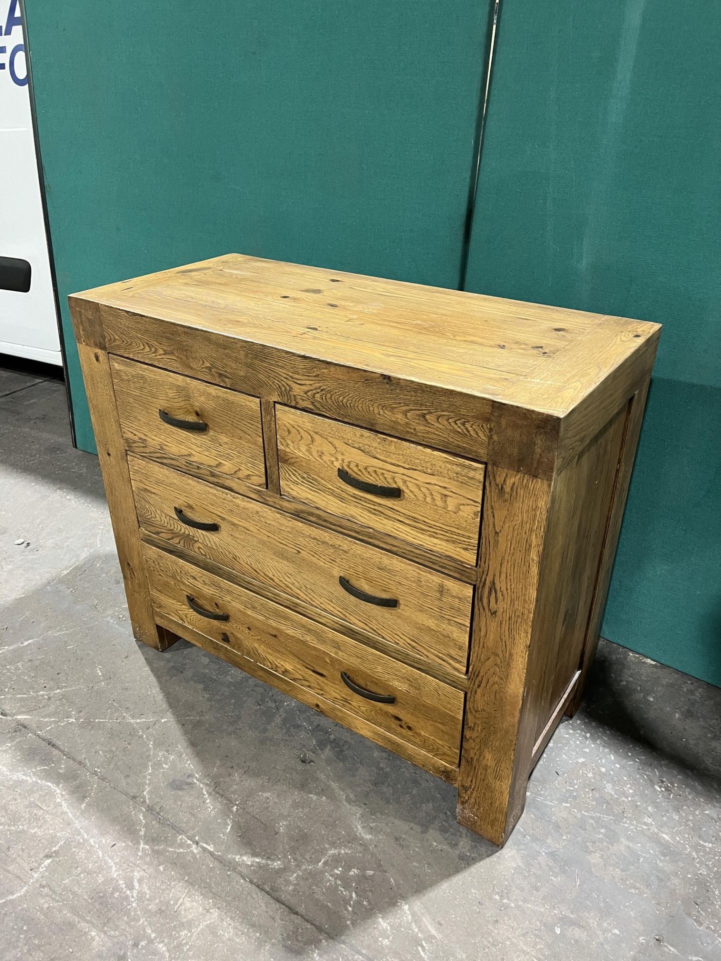 Oak Chest of Drawers | 2 Over 2 Drawer - Image 3 of 4