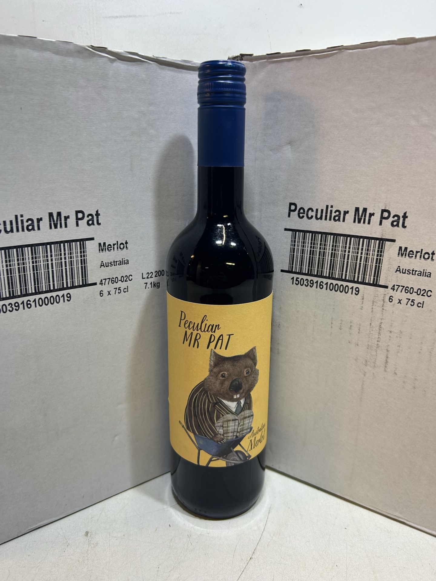 2 x Crates of Peculiar Mr Pat Australian Merlot Wine & 12 x Loose Bottles (24 x Bottles in Total) - Image 3 of 5