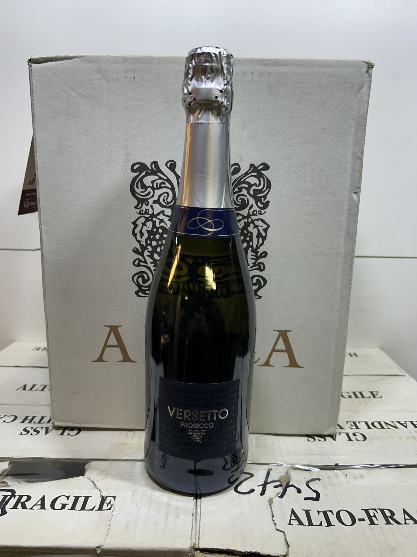 6 x Crates of Adria Versetto/Fontessa Spumante Prosecco & 12 x Loose Bottles (48 x Bottles in Total) - Image 2 of 7
