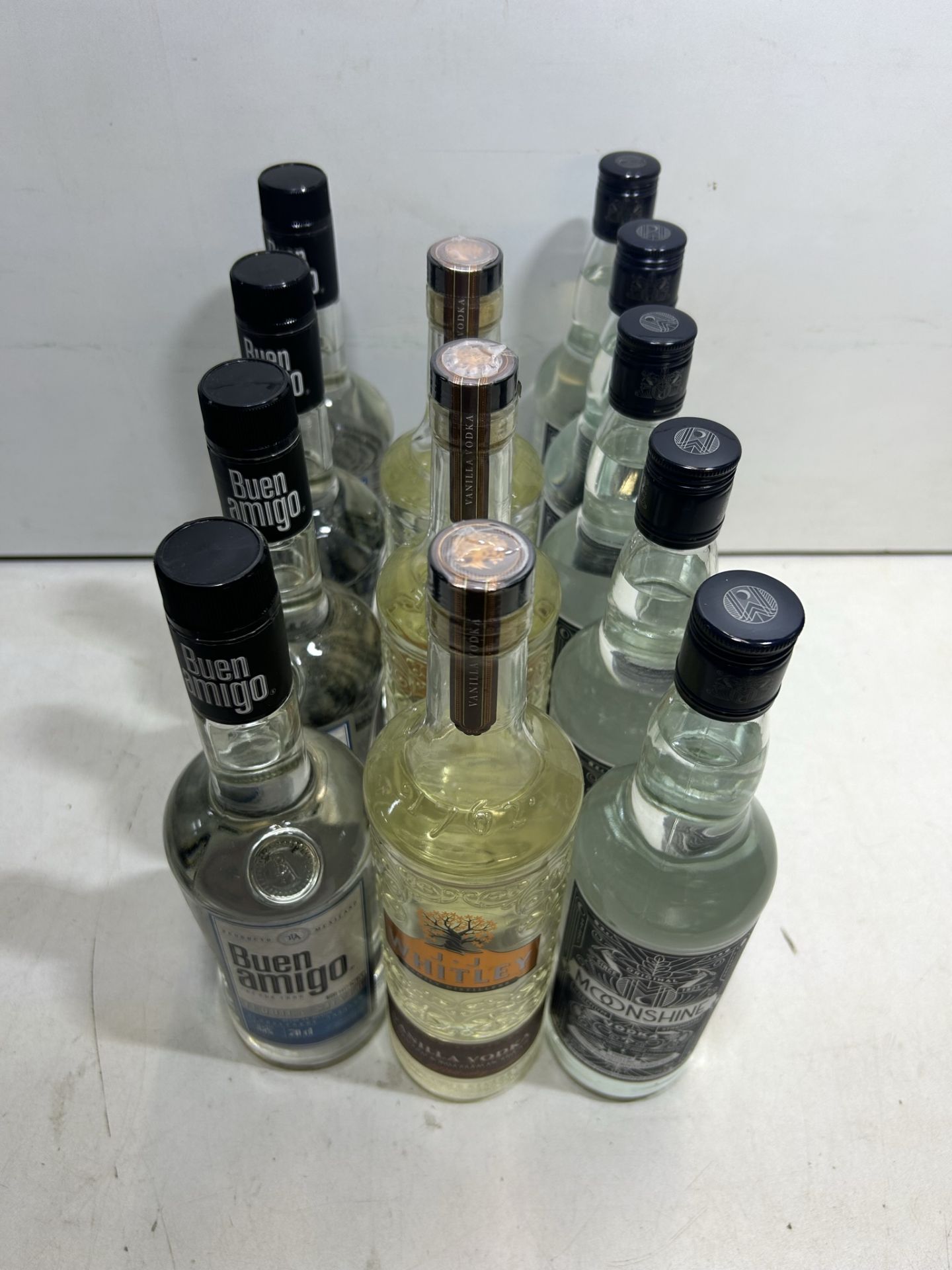 12 x Various Bottles of Vodka/Tequila - Image 2 of 2