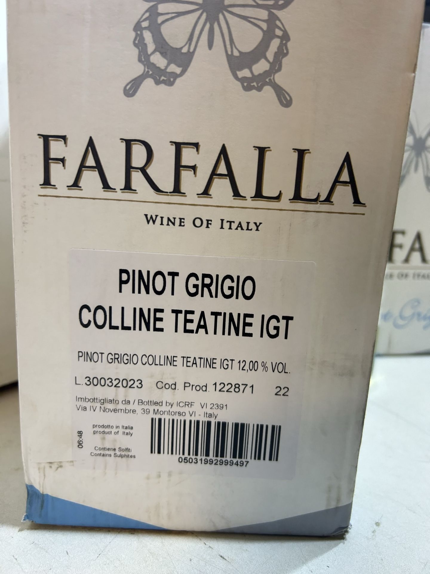 4 x Crates of Farfalla Pinot Grigio Wine & 18 x Loose Bottles (42 x Bottles in Total) - Image 6 of 8