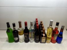 16 x Various Bottles of Spirits/Liqueur's