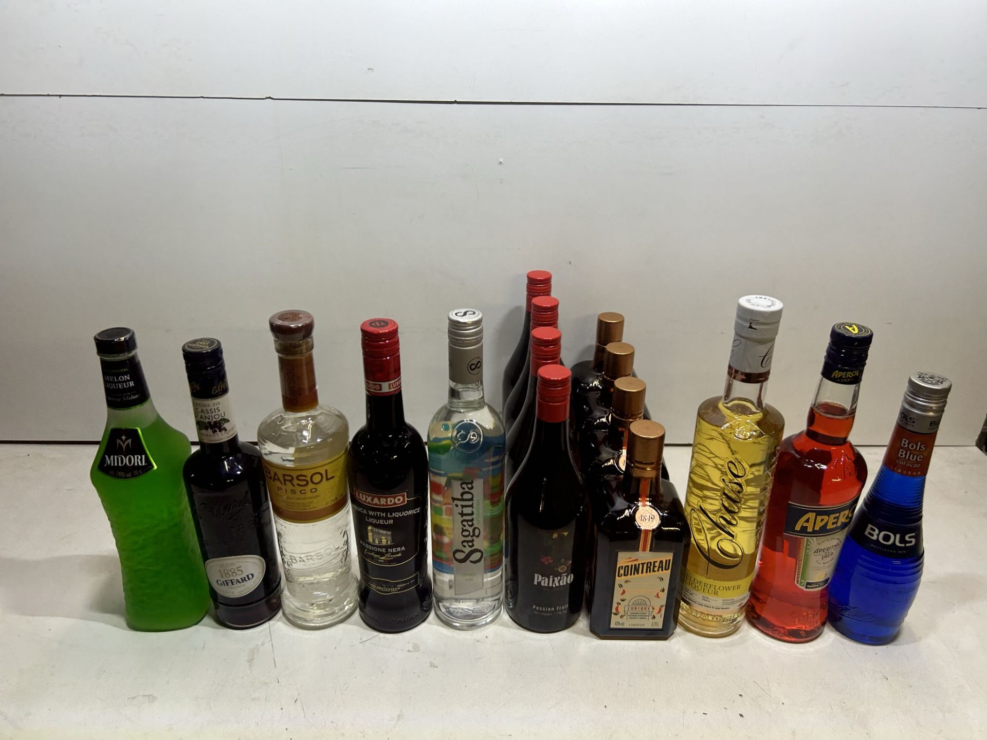 16 x Various Bottles of Spirits/Liqueur's