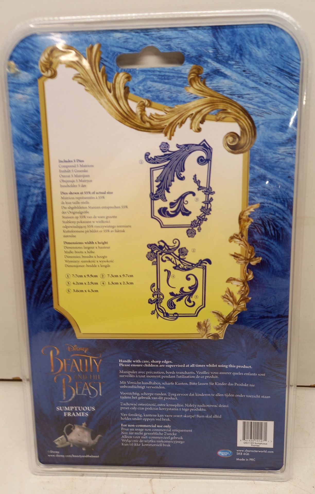 4 x Boxes Disney Beauty and The Beast Sumptuous Frames Metal Die Set - Image 2 of 2