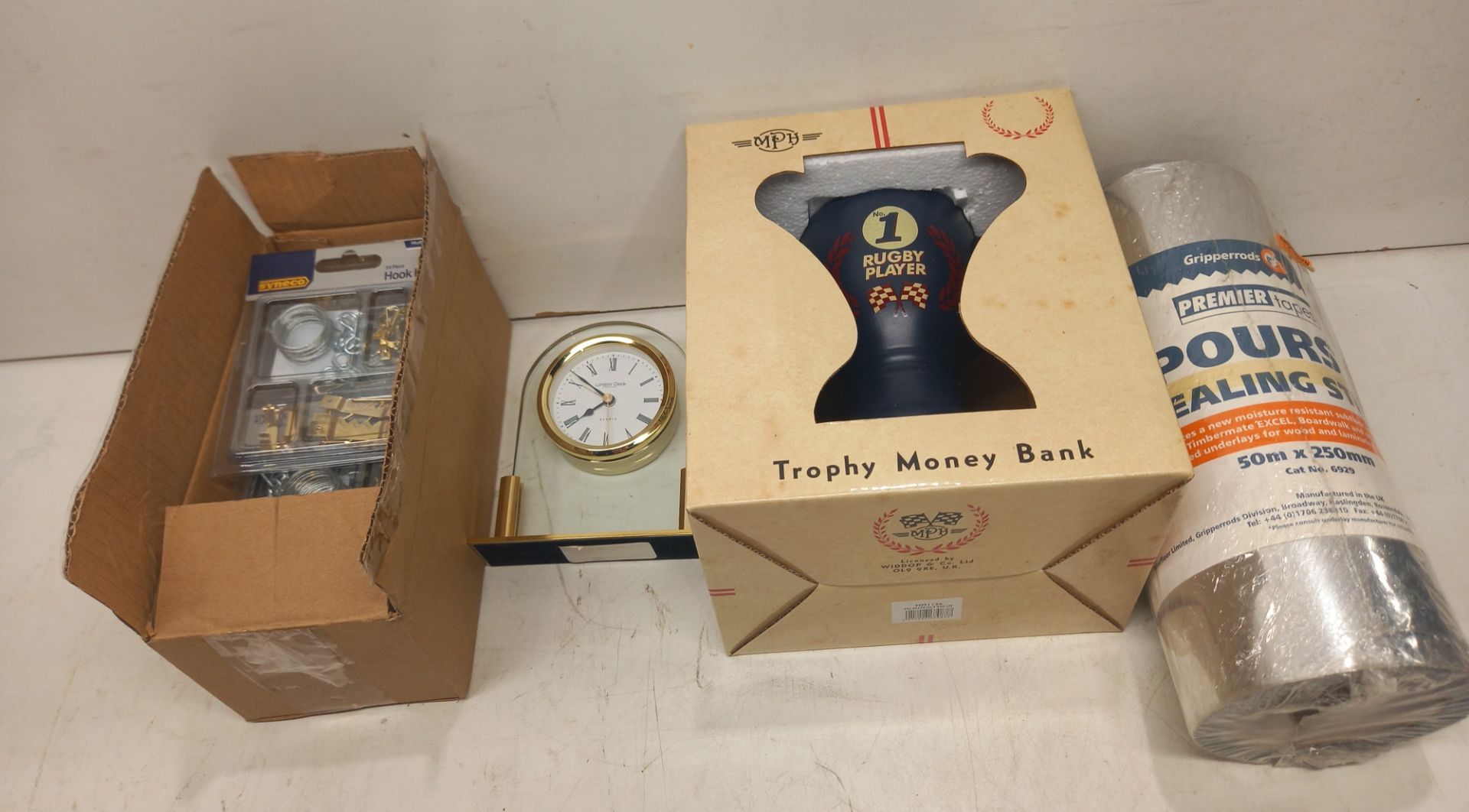 Trophy Money Box | Carriage Clock | Hook Kits