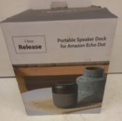 Portable Speaker Dock for Amazon Echo Dot