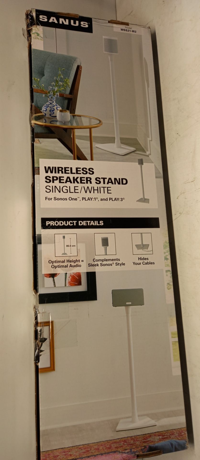 2 x Wireless Speaker Stands For Sonos - Image 4 of 4