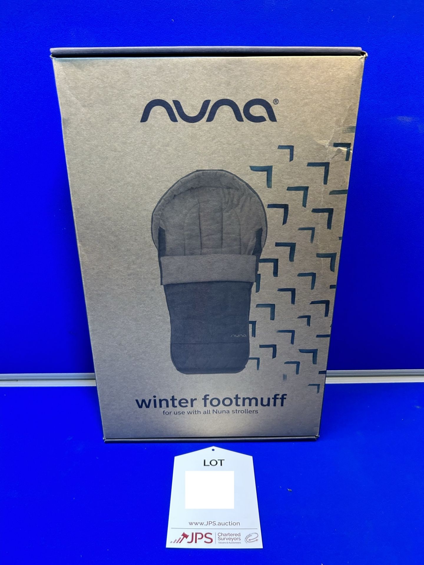 2 x Nuna Winter Footmuff Pram Attachments | Granite