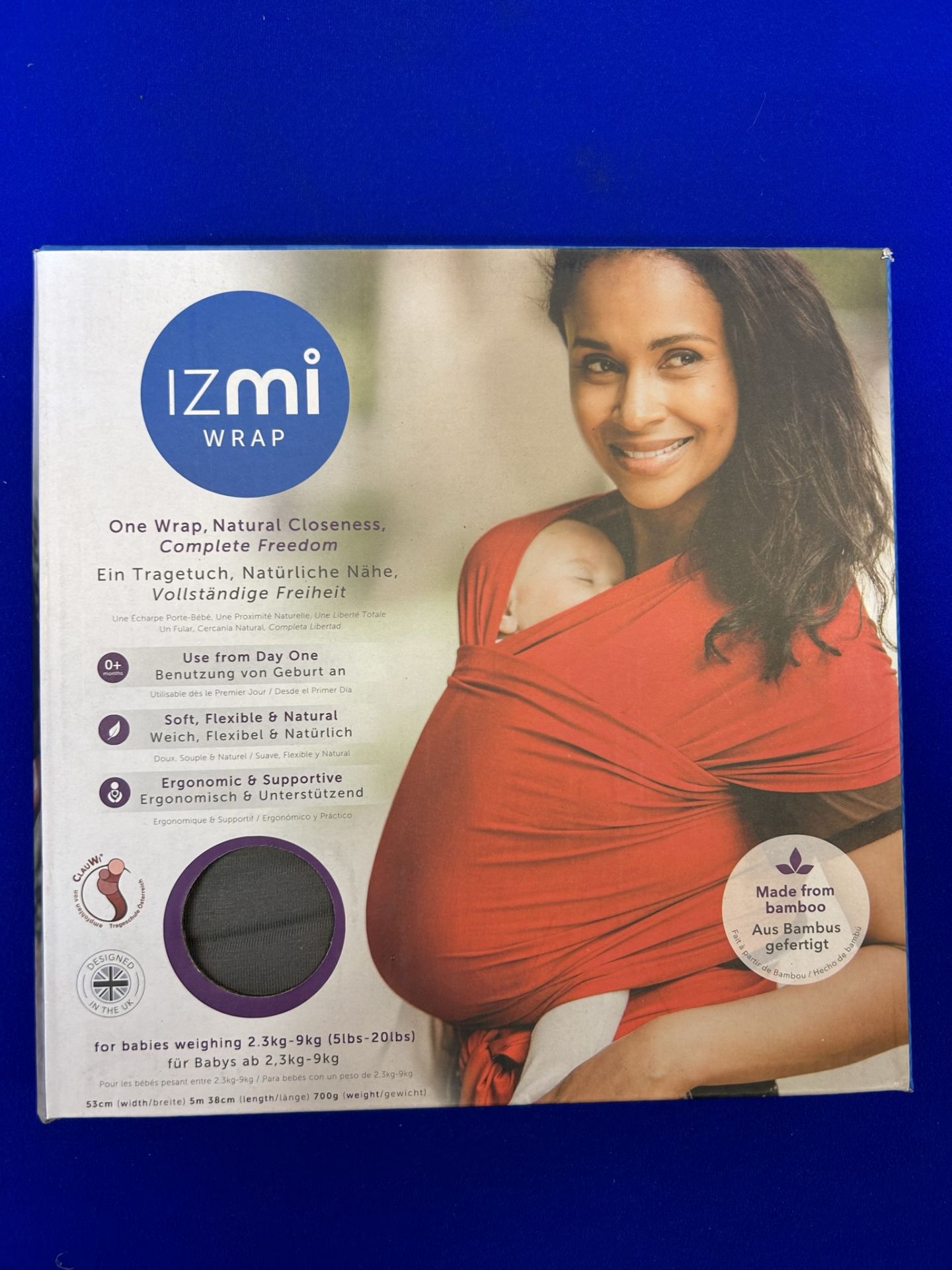 4 x IzMi Essential/OneWrap Baby Wraps | Grey - Image 6 of 8