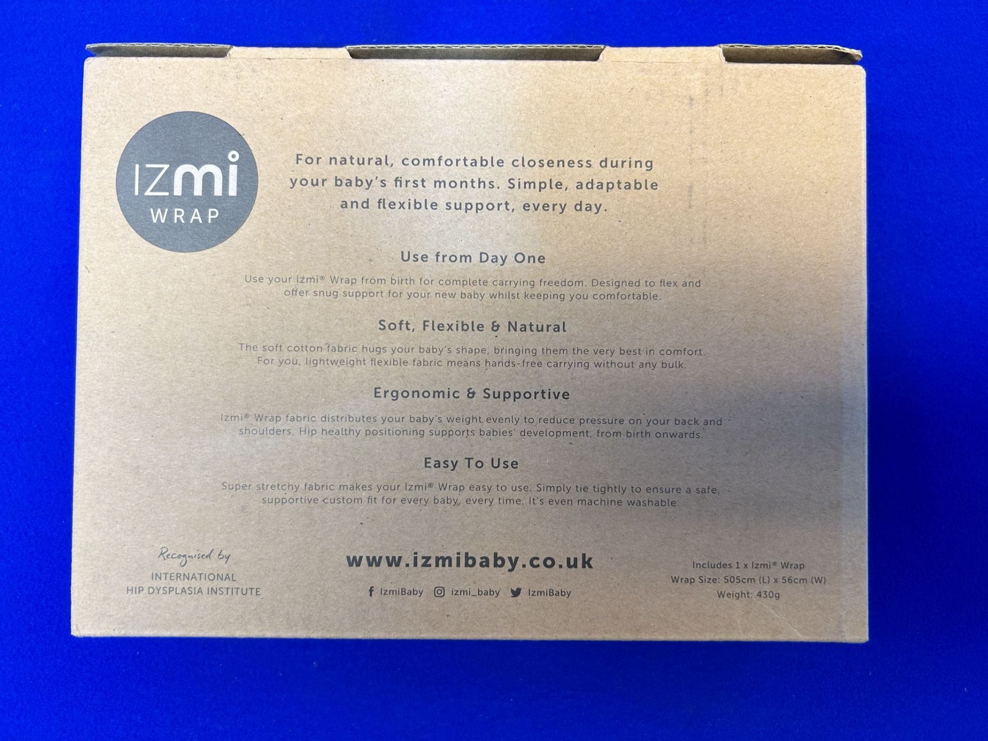 4 x IzMi Essential/OneWrap Baby Wraps | Grey - Image 3 of 8
