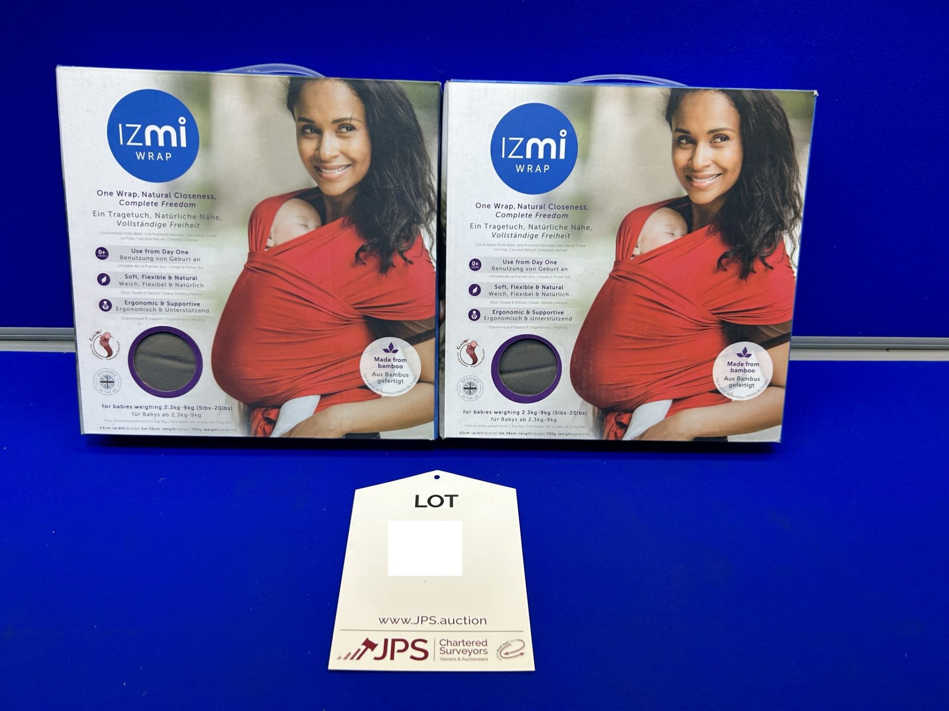4 x IzMi Essential/OneWrap Baby Wraps | Grey - Image 5 of 8
