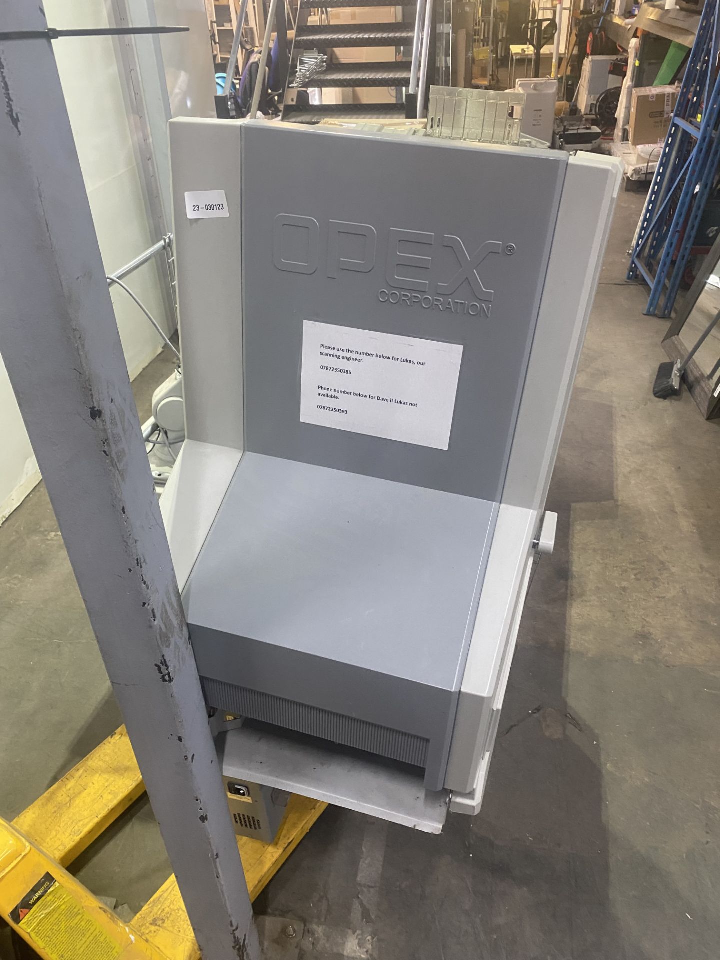 OPEX AS7200i High Volume Production Scanning Workstation | YOM: 2012 - Image 15 of 19