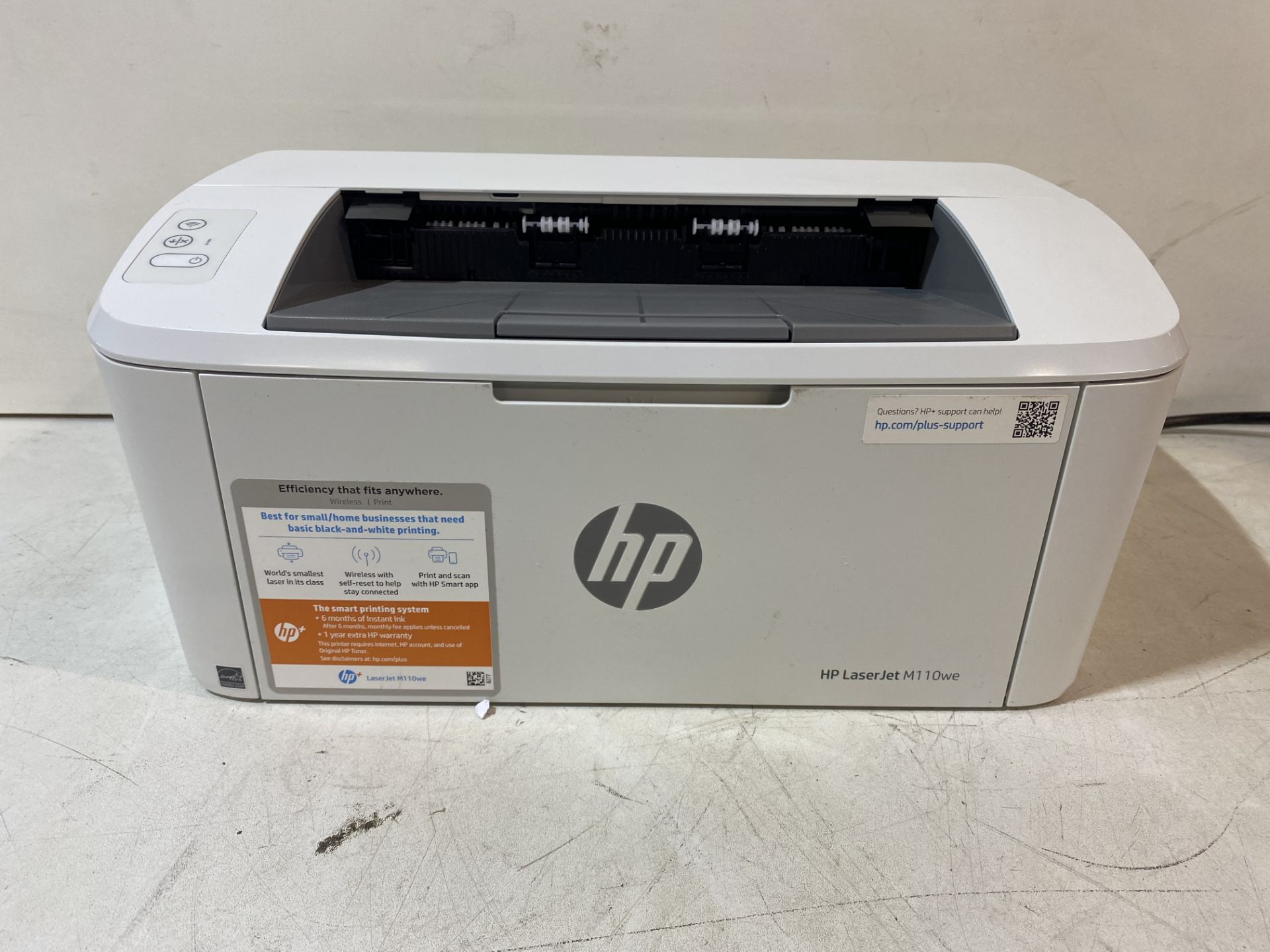 HP LaserJet M110we A4 Mono Laser Printer - Image 4 of 6