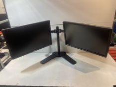 4 x Various Dell/Samsung Monitors With Monitor Stands