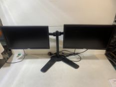 6 x Various Dell/Lenovo/Samsung Computer Monitors With Monitor Stands