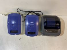 3 x Various Label Printers As Seen In Photos