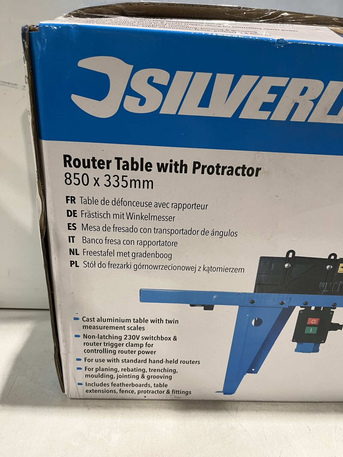 Silverline Router Table with Protractor - 850 x 335mm - Image 3 of 5