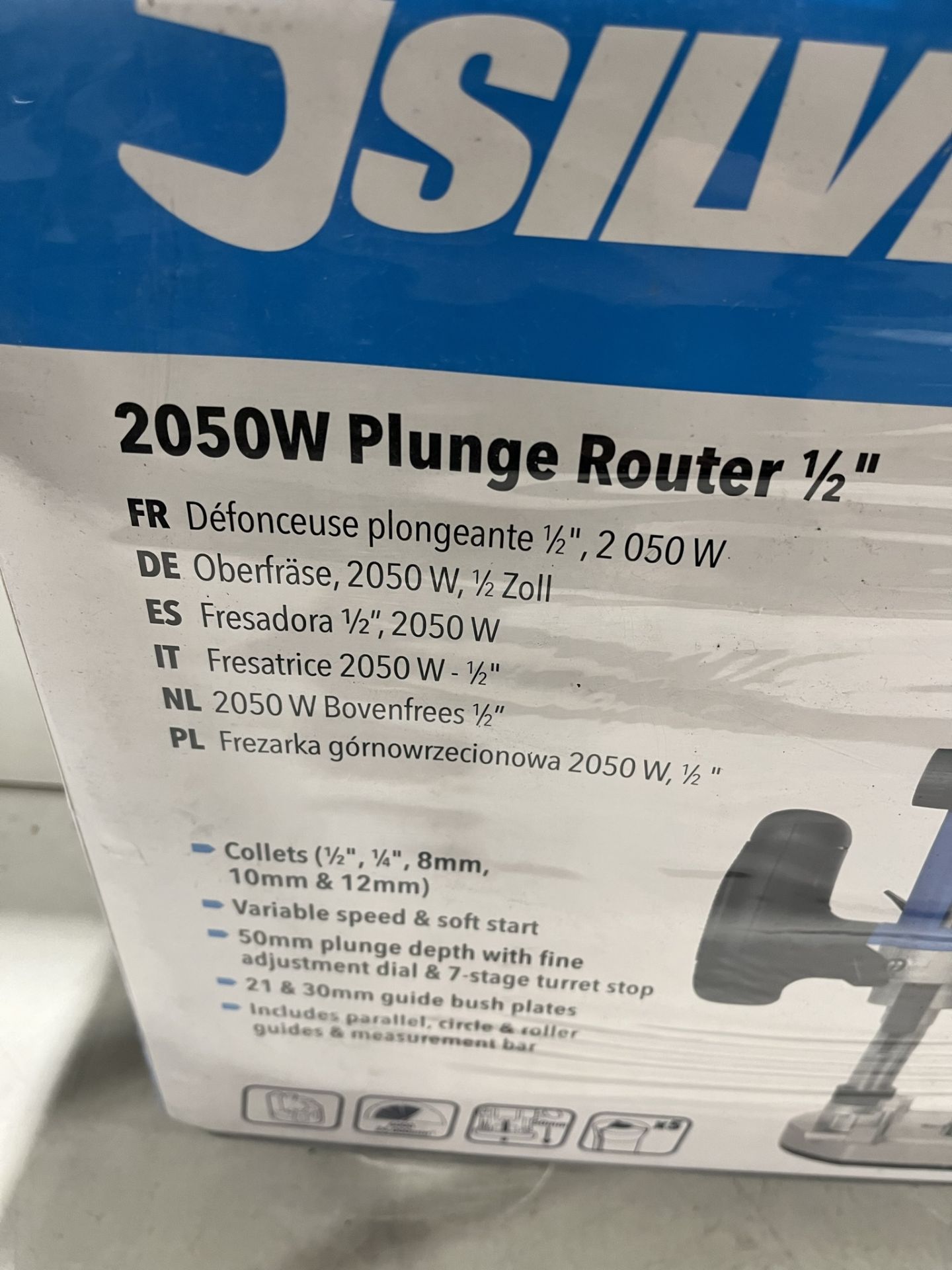 Silverline 2050W 1/2" Plunge Router - Image 3 of 4