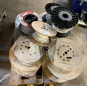10 x Reels Of Used Various Sized Cable