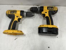 2 x Dewalt Cordless Drills *As Pictured*