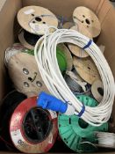 Pallet Of Various Sized Used Cable