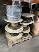 Pallet Of Various Sized Used Cable
