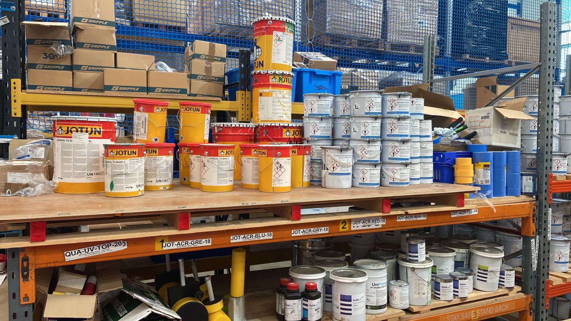 Quantity of Line Marking & Warehouse Safety Stock - Resins, Paints, Chalk, Tapes etc - Image 5 of 8