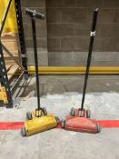 2 x Industrial Floor Rollers