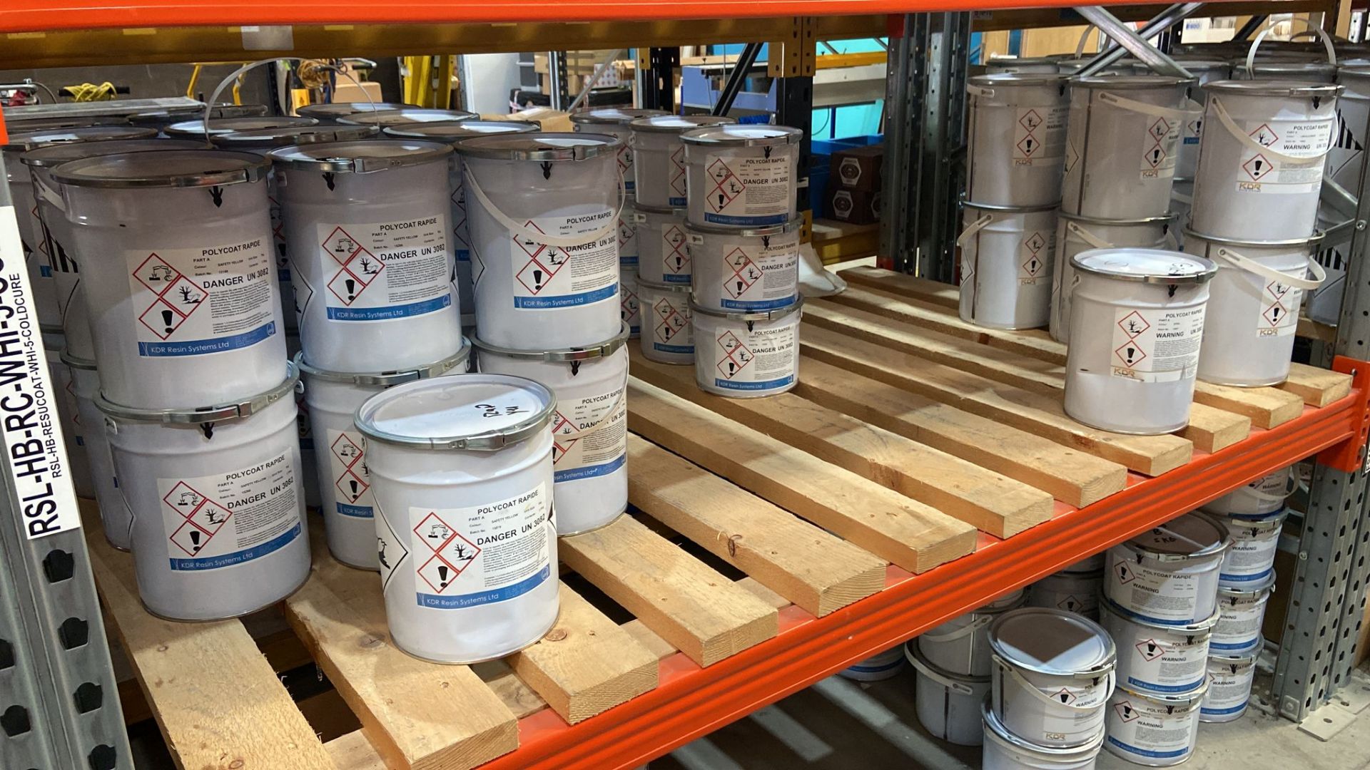 Quantity of Line Marking & Warehouse Safety Stock - Resins, Paints, Chalk, Tapes etc - Image 4 of 8
