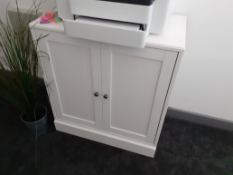 2-Tier White Cupboard