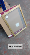 Pallet of plexi pack screens from the Plum Mud Pie Kitchen set
