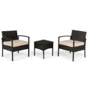 ABLO Fornax 2 Seater Rattan Bistro Set