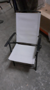 24 x Folding Garden Chairs - Grey