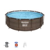 56709 - Bestway 12ft x 39.5in Steel Pro Max Deluxe Pool Set