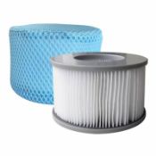 8 x MSpa Filter Cartridge 90 Pleats With Mesh Cover Twin Pack