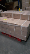 Pallet of Trampoline Boxes. Contains 8ft x 12ft Trampoline Padding, Approx. 700 Springs, Metal Frame