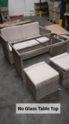3+ Rattan Furniture Sets. Missing Fixings and Glass Top. See images