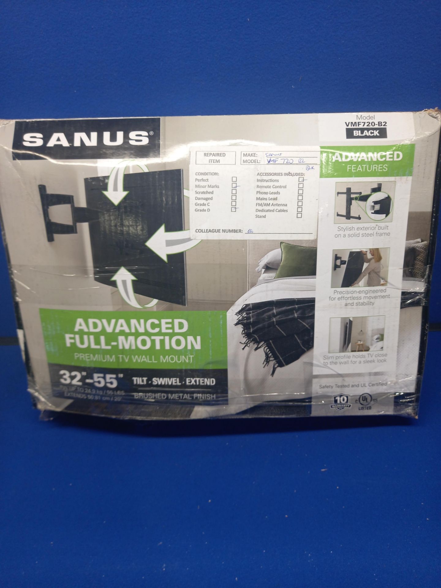 Sanus Full Motion TV Wall Mount 32"-55"