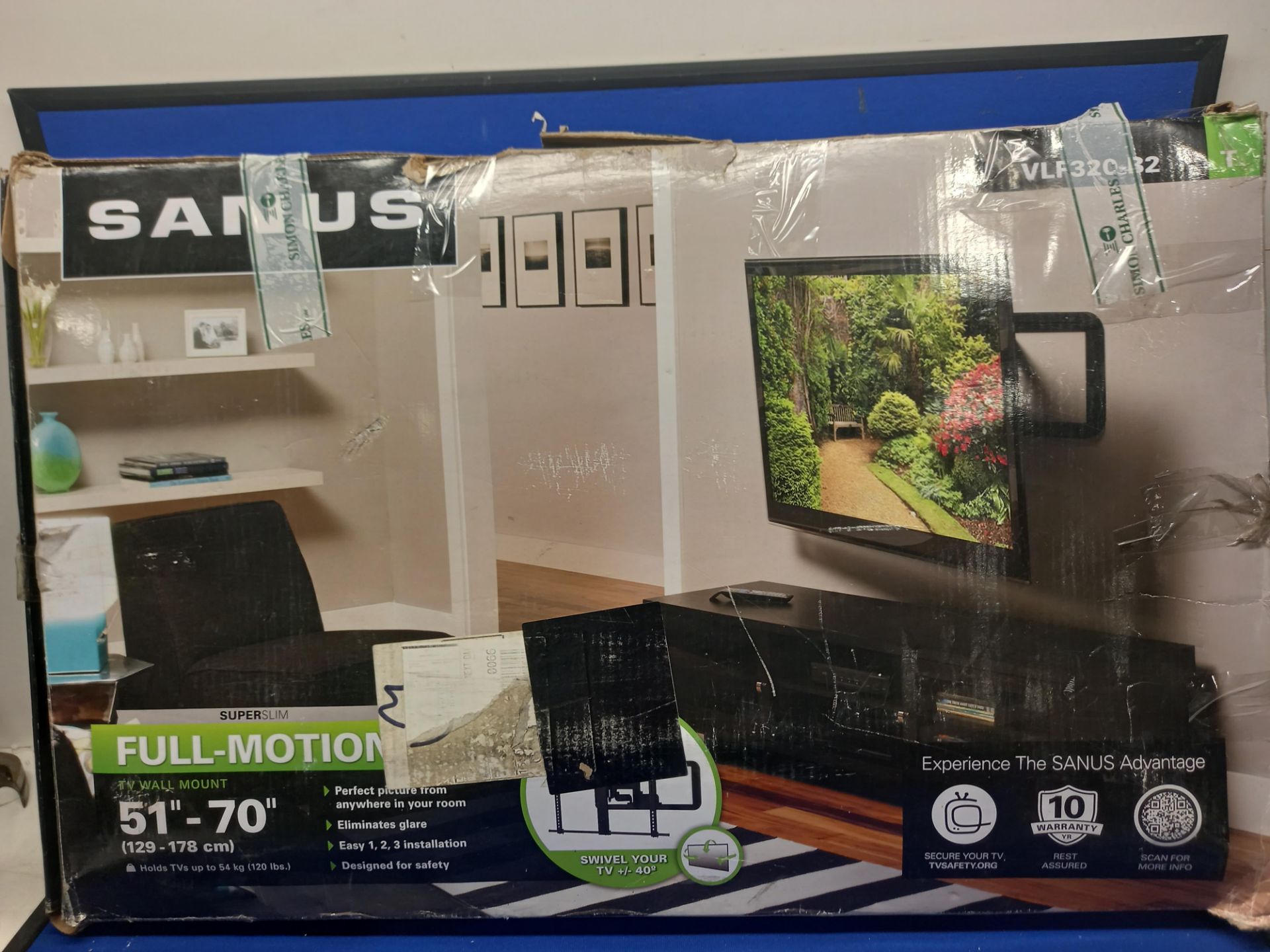 Sanus Full Motion TV Wall Mount 51"-70"