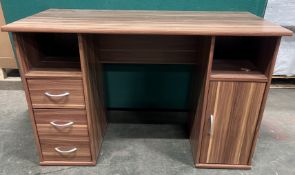 Unbranded Dark Wood Office Desk