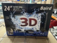 Baird TI24013DBR 24'' 3D Tv W/ Remote
