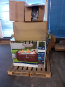 Pallet of Lay-Z-Spa Hot Tubs (2x Maldives Hydrojet Spas) - UNCHECKED RETURNS