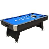 EvoStar 7ft Pro Deluxe American Pool Table with Ball Return