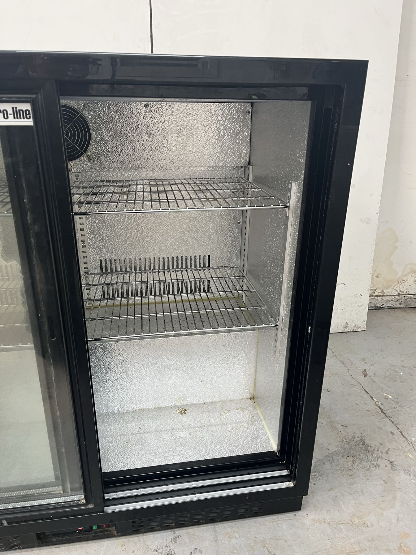 Gastro Line CL-210SC Black 188L Back Bar Double Door Cooler - Image 3 of 16